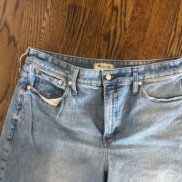 Madewell Light Blue Straight Leg Jeans - Picture 2 of 7